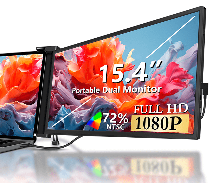 2Connect | 2CEXS154 | FHD – מרחיב תצוגה למסך נוסף 15.4״ (שחור)