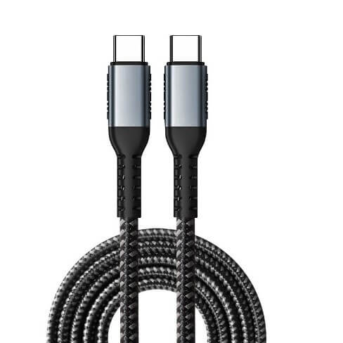 כבל טעינה והעברת נתונים מהיר 5Gps 5A 100W PD אורך 1 מטר