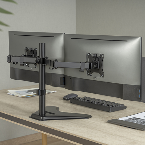 Adjustable dual monitor stand – תמונה 4