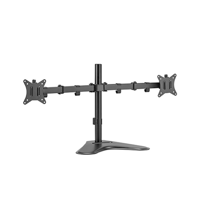 Adjustable dual monitor stand