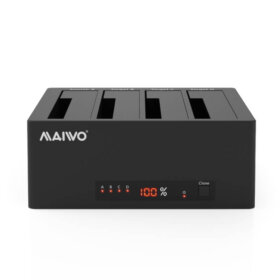 Four Bays HDD Docking Station with Digital display