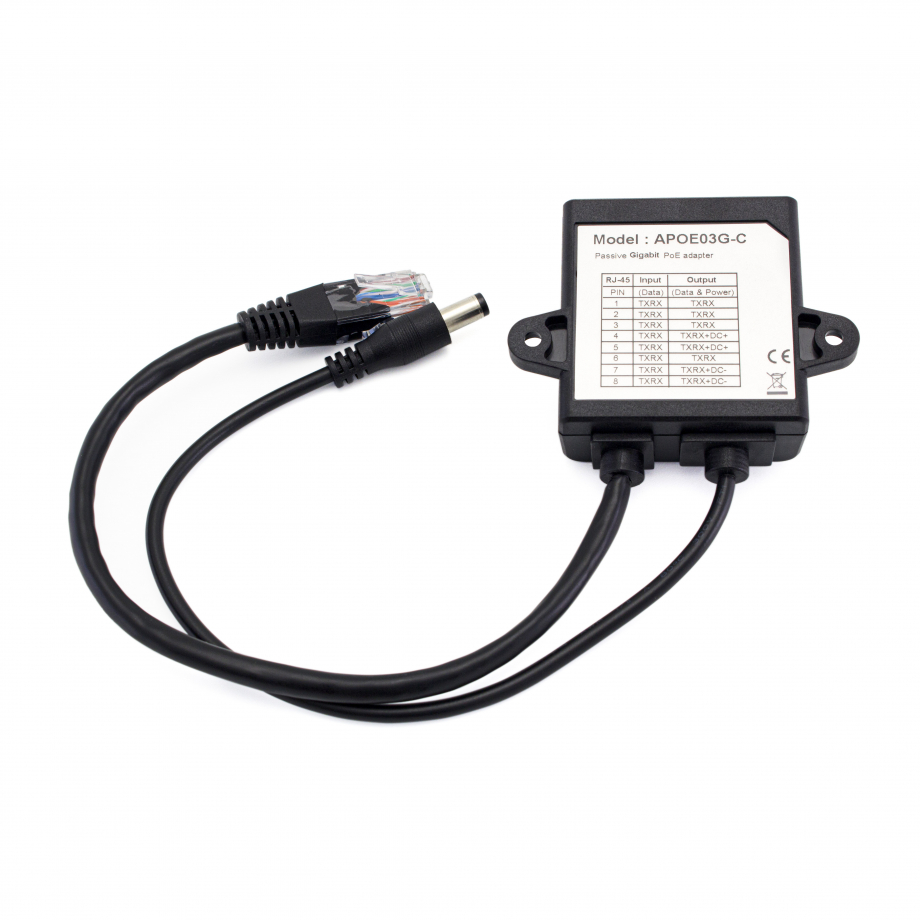 Alfa APOE03G-C, Passive PoE Adapter – תמונה 2