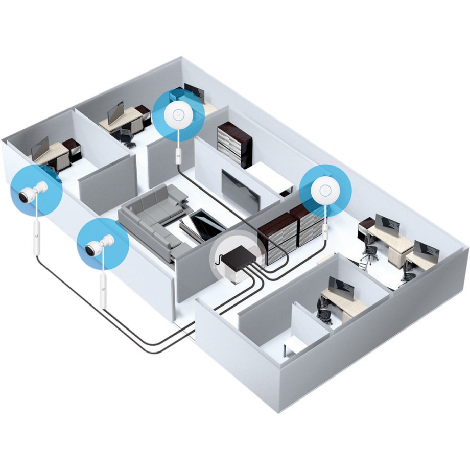 Ubiquiti Instant 802.3af Indoor 48V Gigabit PoE Converter – תמונה 2