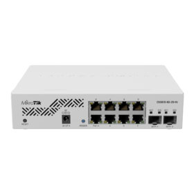 MikroTik CSS610-8G-2S+IN Cloud Smart Switch –8x Gigabit, 2x SFP+ 10G
