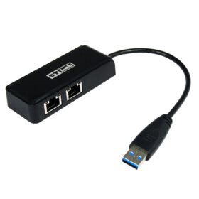 USB 3.0 Dual Port Ethernet Cable