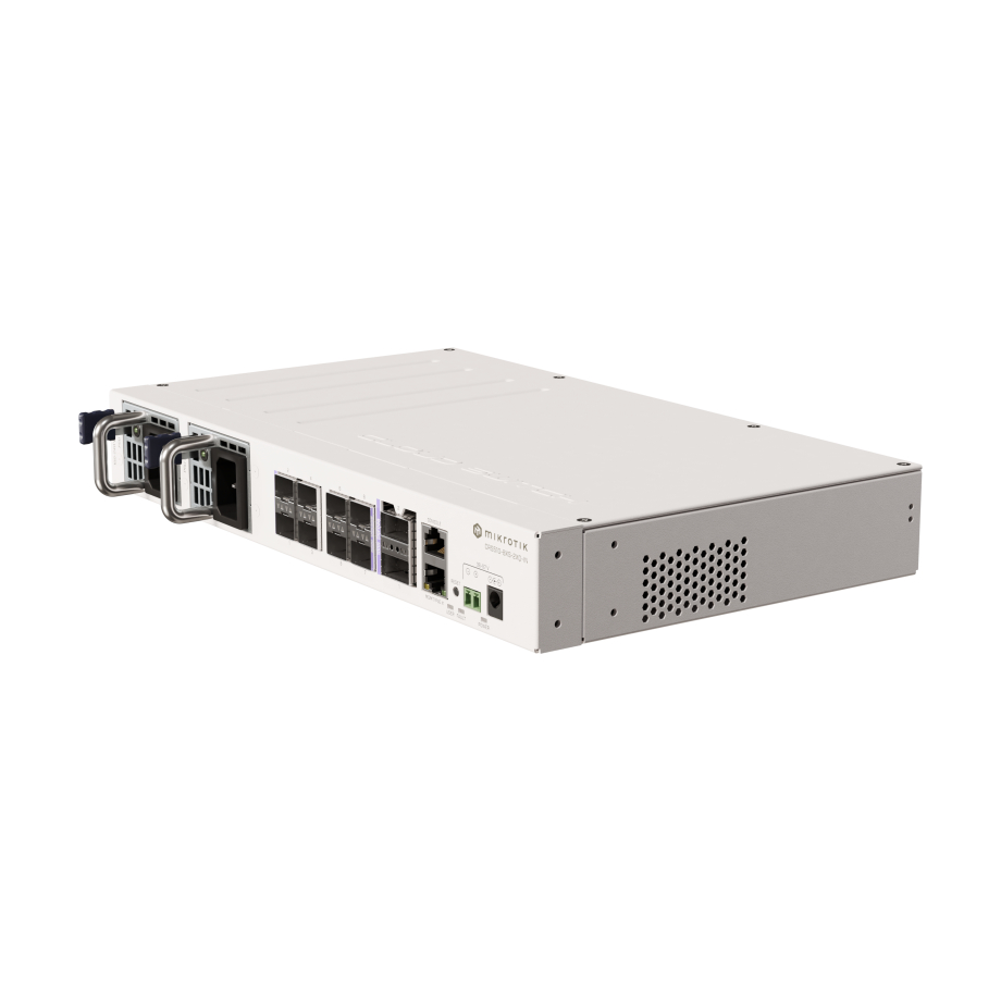 MikroTik CRS510-8XS-2XQ+IN Switch –25G SFP28, 100G QSFP28 – תמונה 2