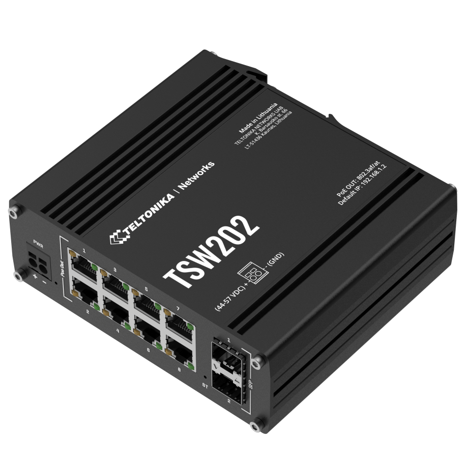 Teltonika TSW202 PoE+ Switch – תמונה 2