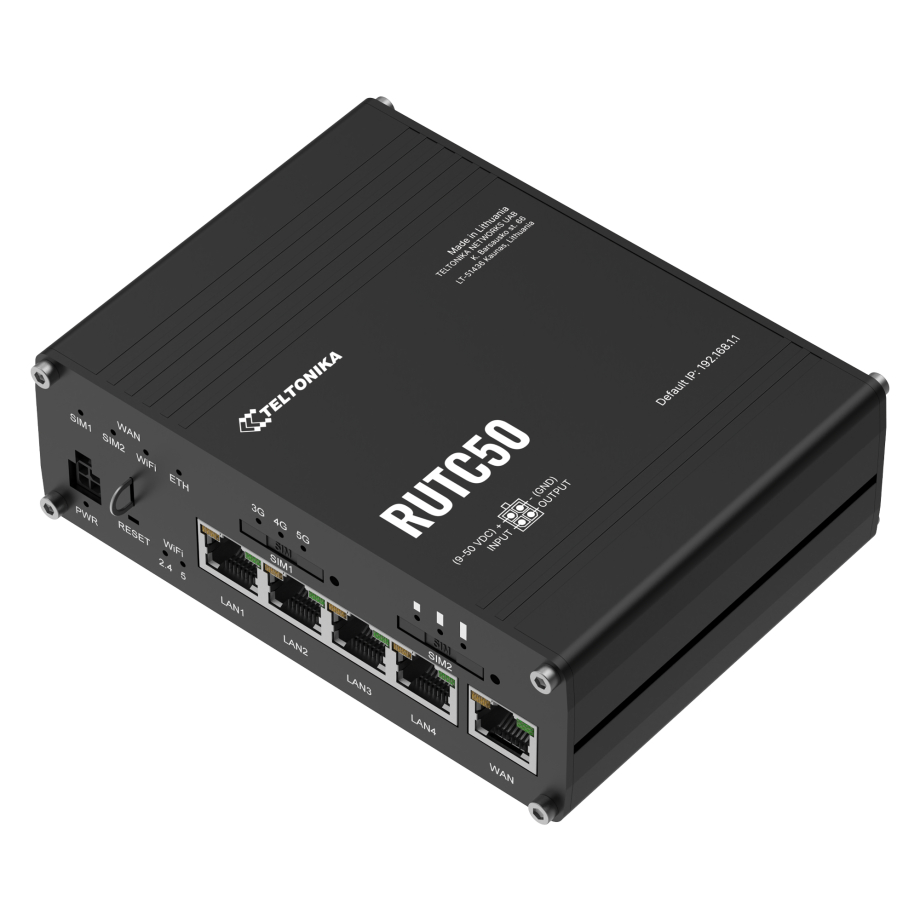 Teltonika RUTC50 5G & Wi-Fi 6 Router – תמונה 2