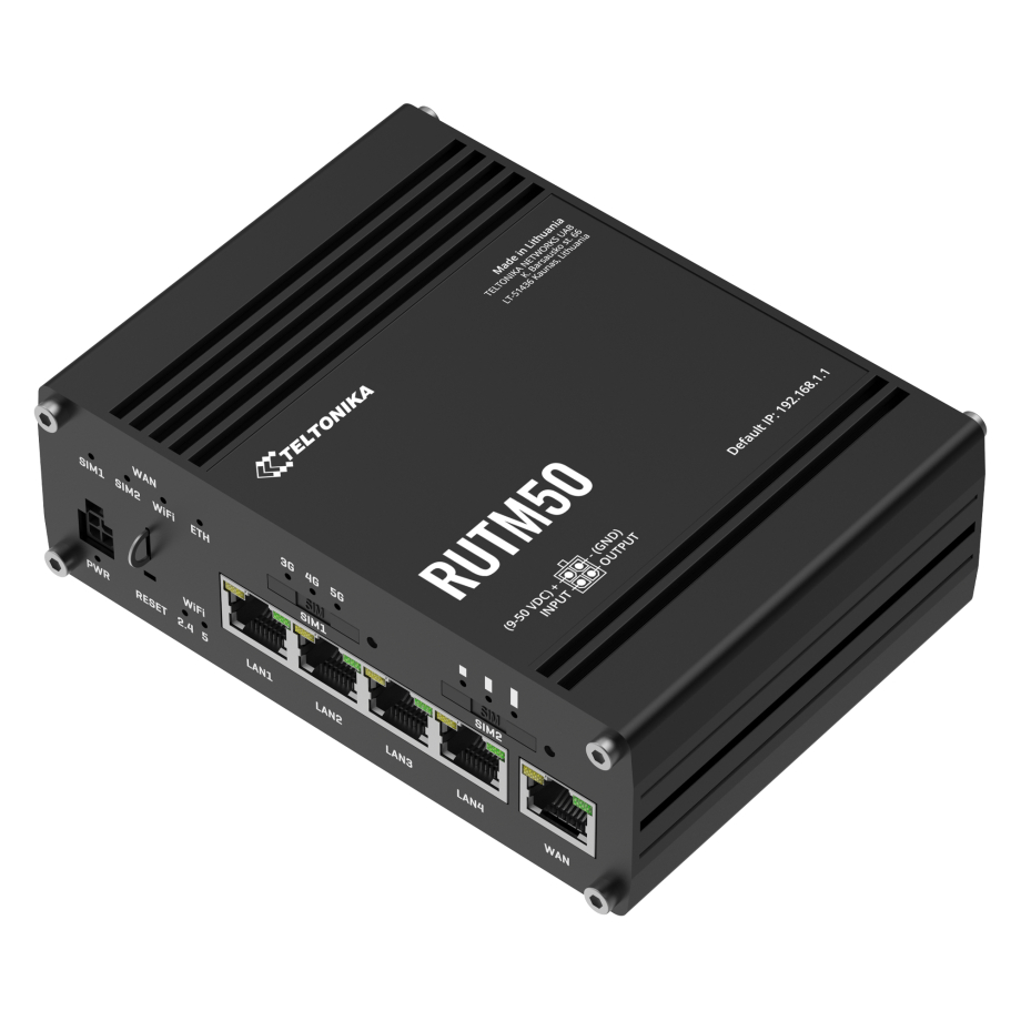Teltonika RUTM50 Cellular 5G Router – תמונה 2