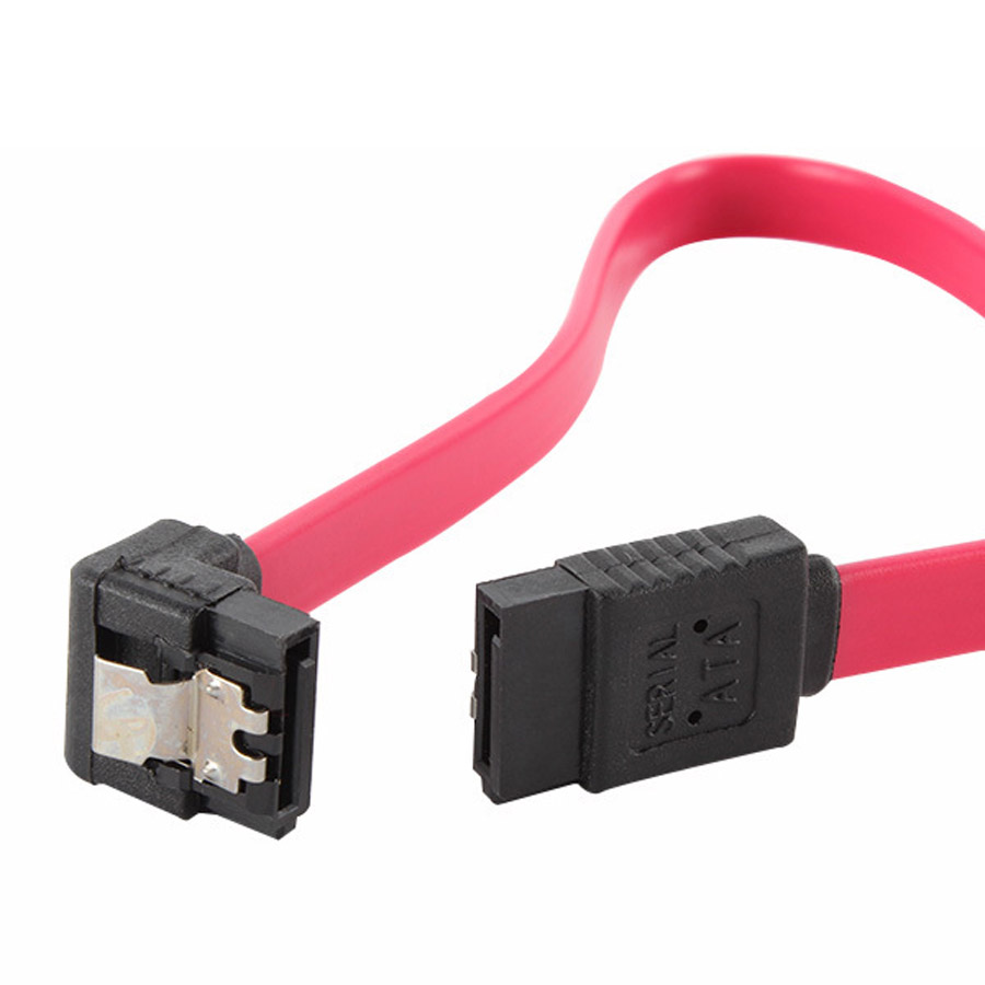 Sata Data Cable 90 Deg With Clip – תמונה 2