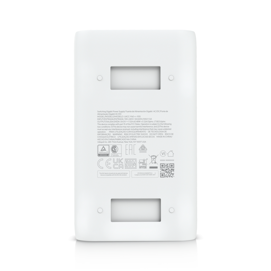 Ubiquiti 10G PoE++ Adapter (60W) – תמונה 6