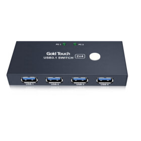 2ports USB Switch In To 4ports Out