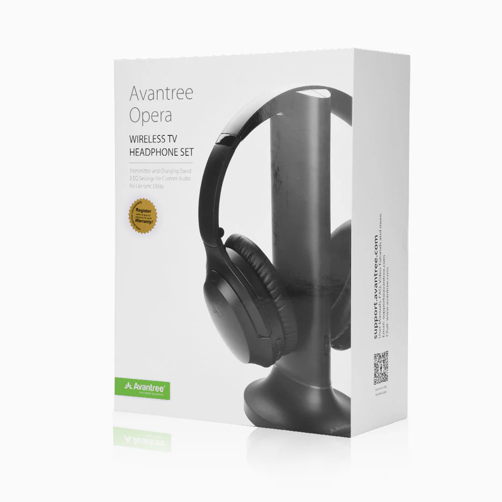 Bluetooth Headphones & Transmitter Stand – תמונה 4