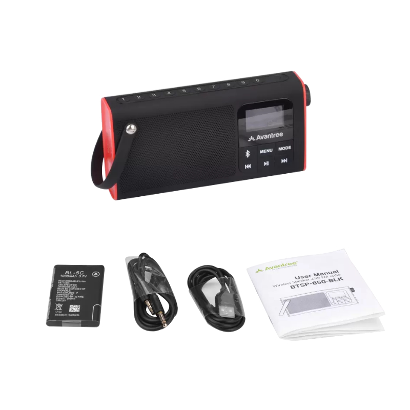 Bluetooth Speaker With FM Radio – תמונה 7