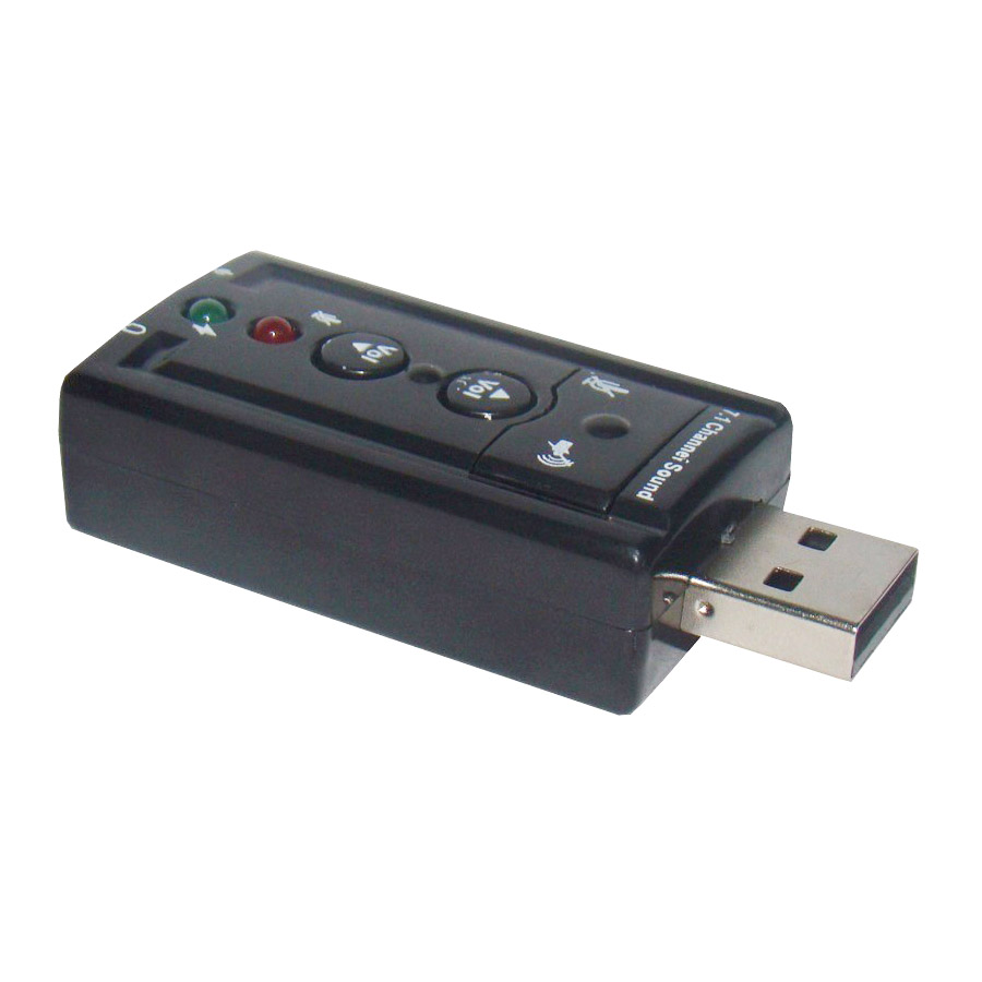 USB Virtual 7.1 Sound Card – תמונה 3