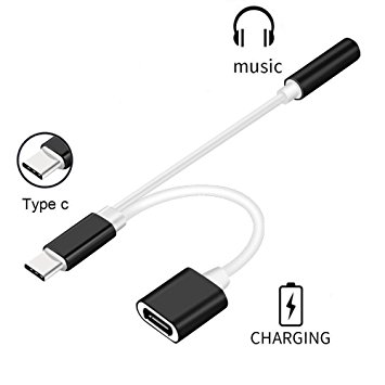 USB-C to Audio & Charge plugs Adapter – תמונה 2