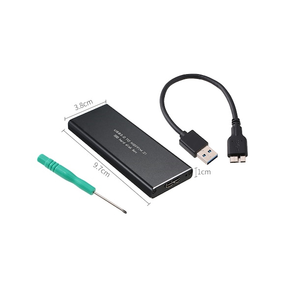 USB To NGFF (M.2) SSD Enclosure – תמונה 3