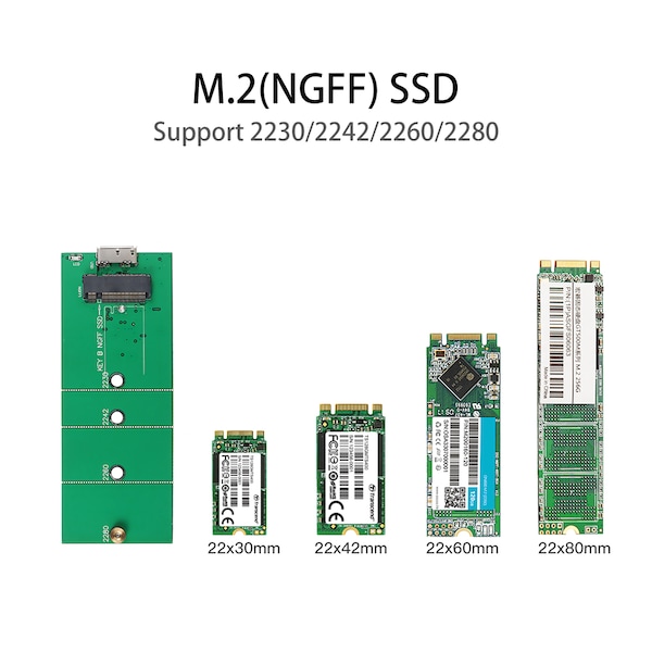 USB To NGFF (M.2) SSD Enclosure – תמונה 4