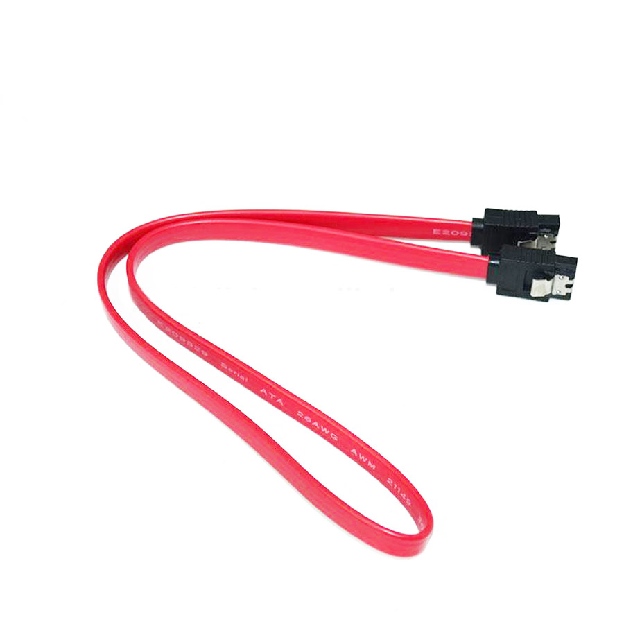 SATA Data Cable With Locking Clip