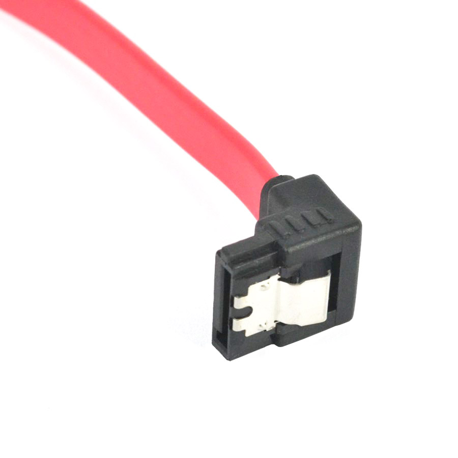 Sata Data Cable 90 Deg With Clip – תמונה 4