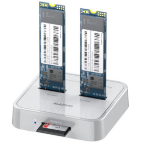 Dual Bay M.2 NVMe SATA Docking Station