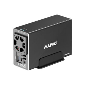 Dual-Bay USB 3.2 RAID HDD Enclosure
