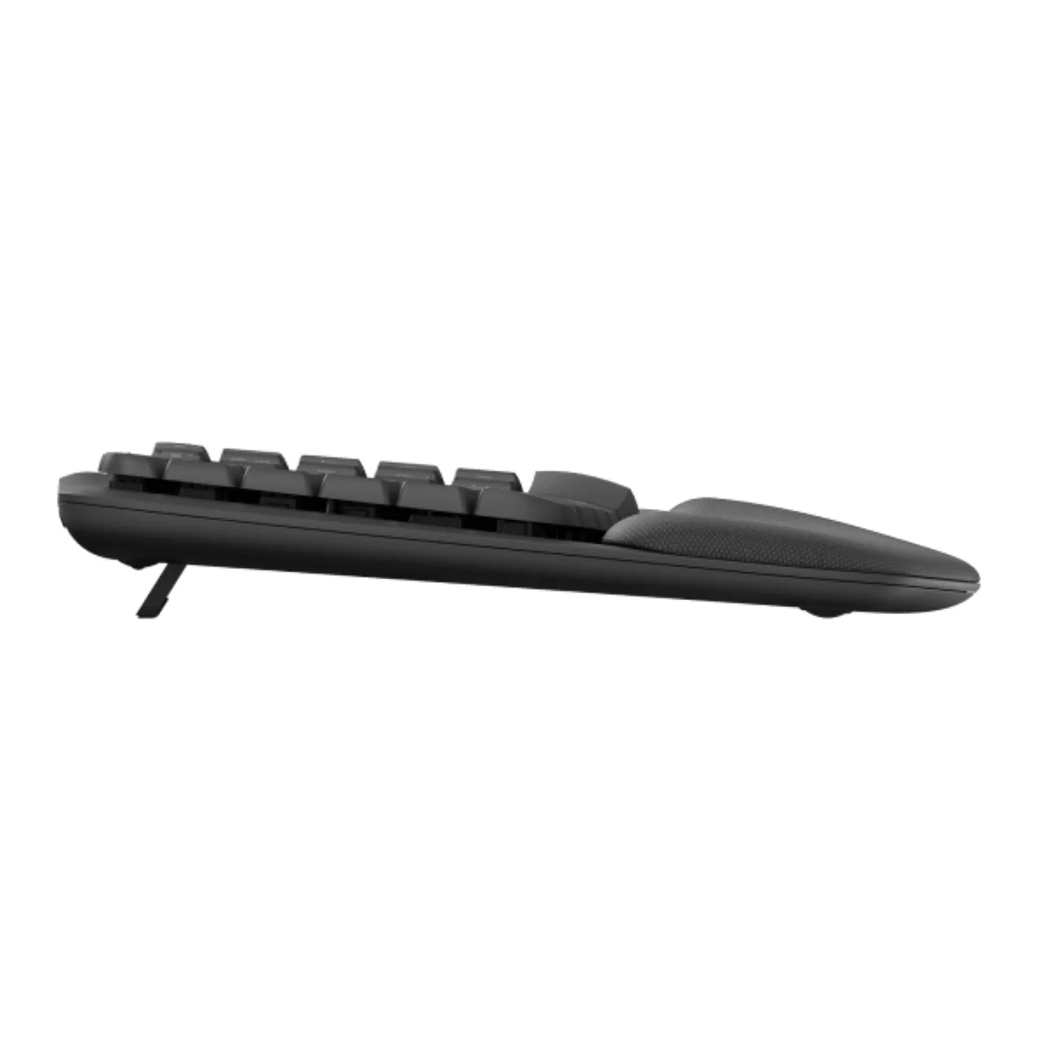 Logitech Wave Keys – מקלדת אלחוטית ארגונומית עם משענת יד – תמונה 3