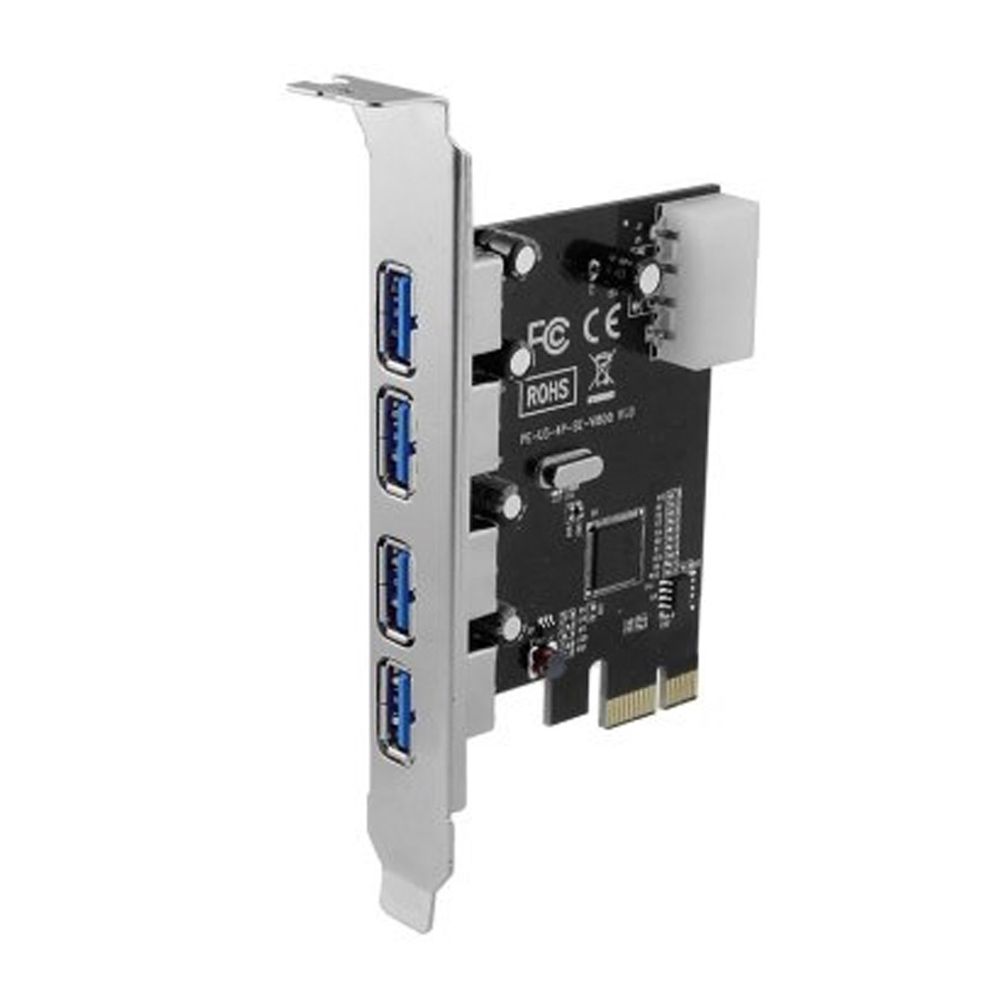 PCIe Card 4Port USB3.0