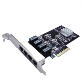PCIe 4-Port Gigabit Card