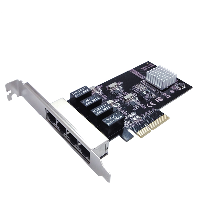 PCIe 4-Port Gigabit Card
