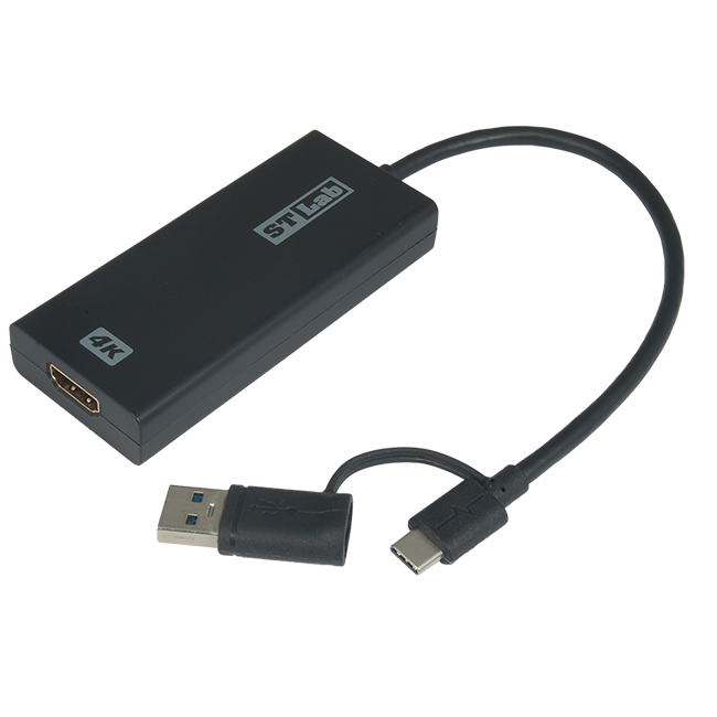 USB-C/A Hybrid HDMI 4K Adapter