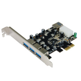 USB 3.0 (3+1) Ports PCIe Card