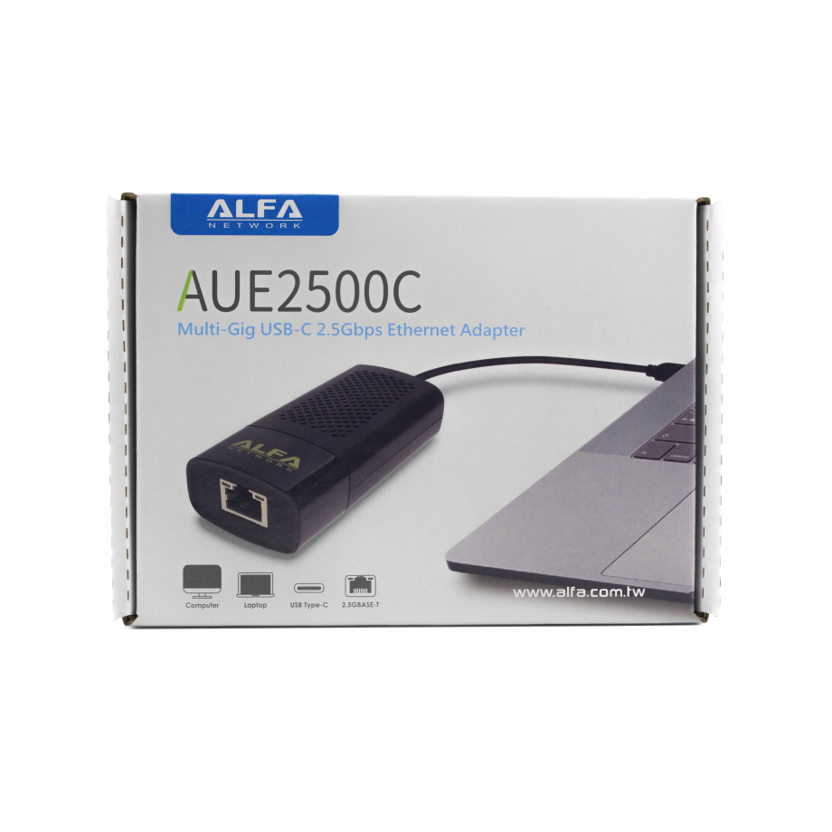 Alfa USB Ethernet Adapter AUE2500C – תמונה 3