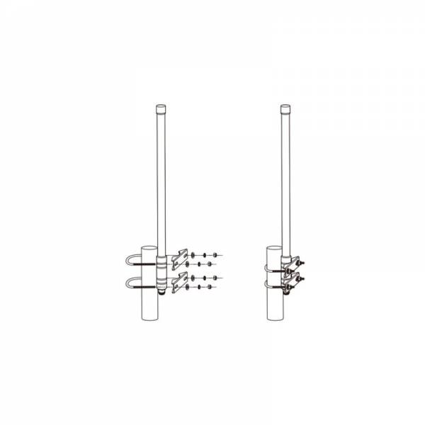4G LTE Outdoor Antenna 8dBi IP67 N-Male – תמונה 3