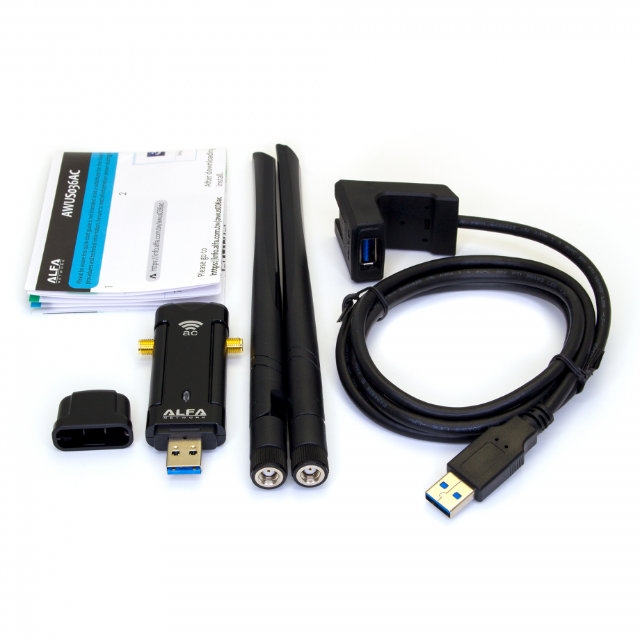 Alfa AWUS036AC USB WiFi Adapter –Dual-Band AC1200 High Power – תמונה 5