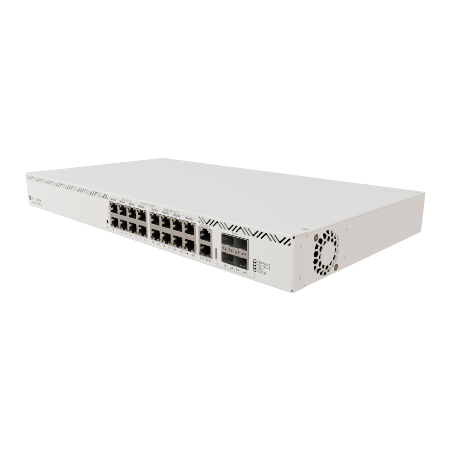 MikroTik CRS320-8P-8B-4S+RM Switch –16x Gigabit PoE, 4x SFP+ – תמונה 2