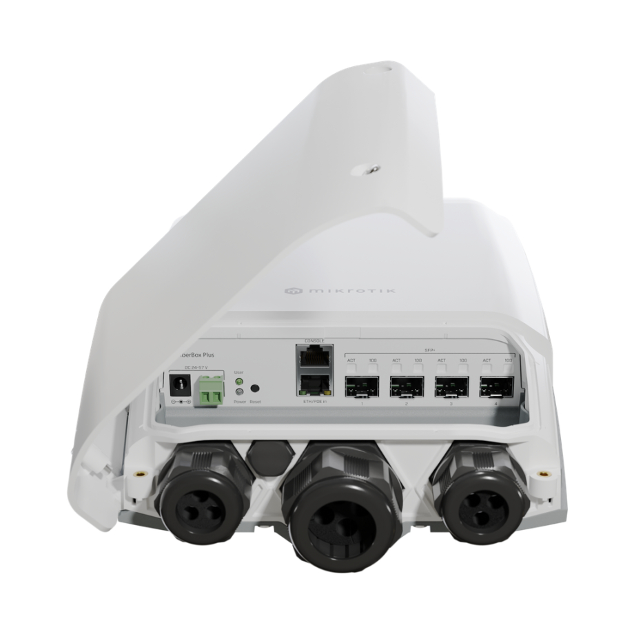 MikroTik FiberBox Plus –Outdoor Fiber Router with SFP+ – תמונה 3