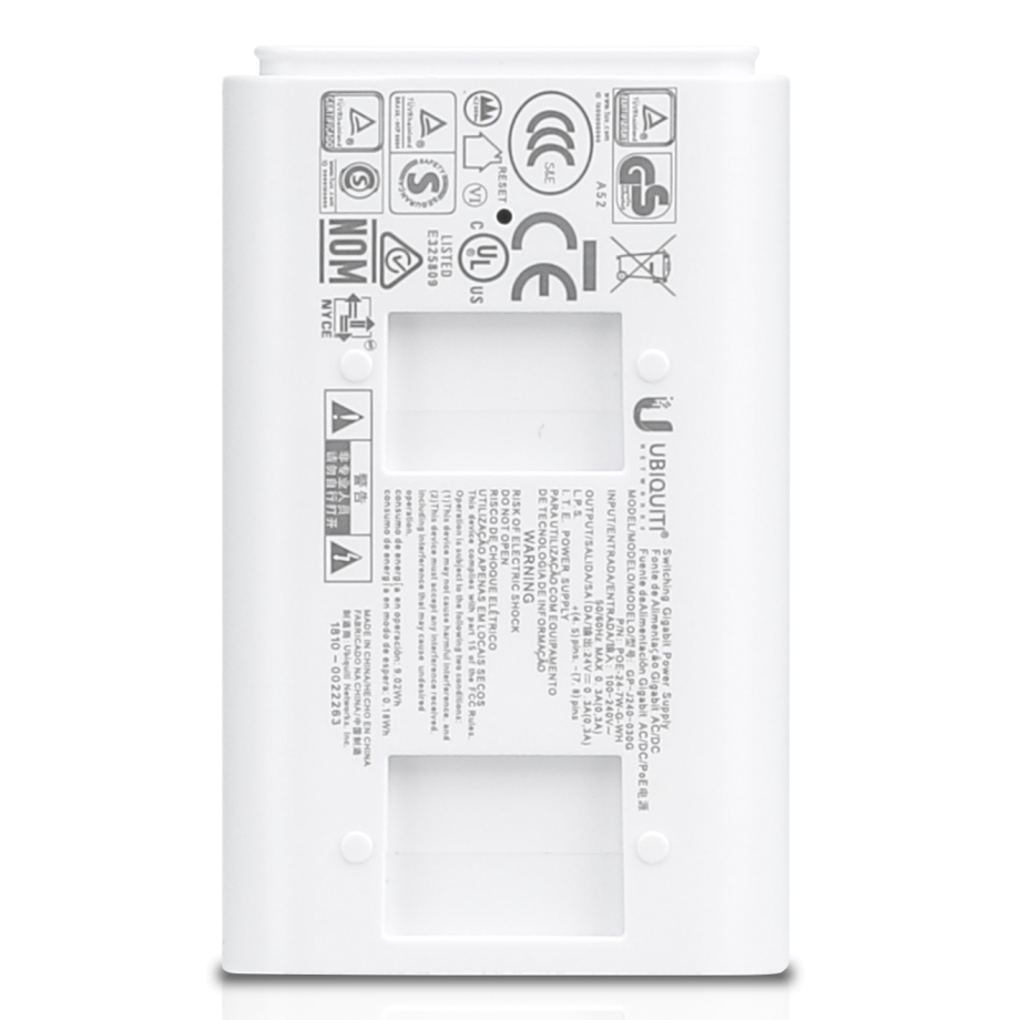 Ubiquiti Gigabit Power Adapter POE-24-7W-G-WH – תמונה 3
