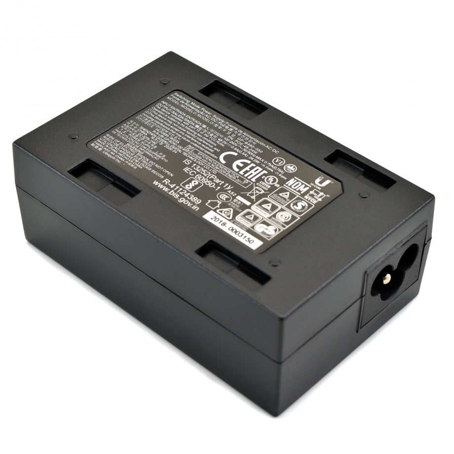 Genuine Ubiquiti POE-48-24W PoE Adapter –48V Power Injector for UniFi Devices – תמונה 2