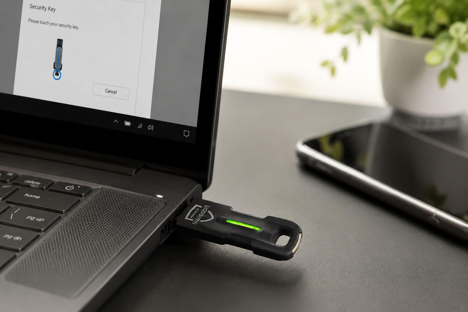 Swissbit iShield Key 2 FIDO2 USB-A – תמונה 3
