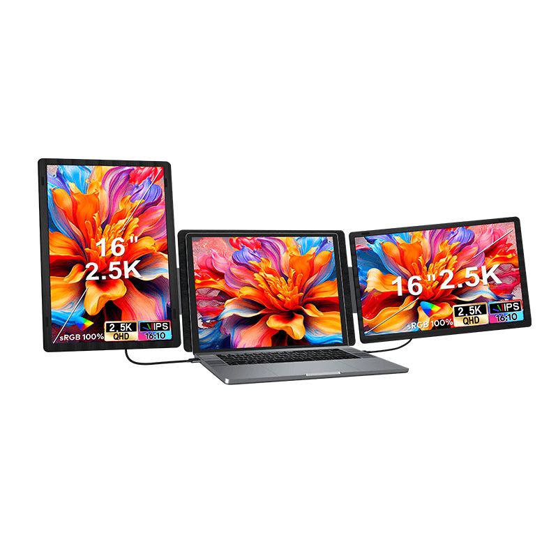 מרחיב מסכים ל 2 מסכים גדול "16 2.5K XPEND | XP-2XM-16P