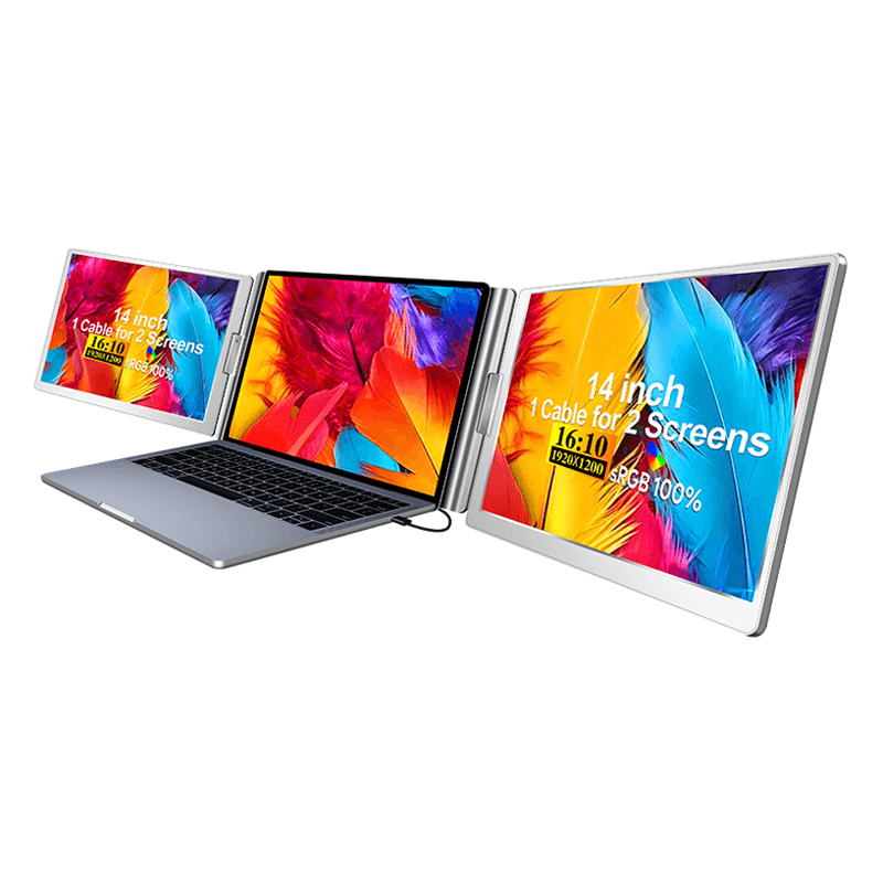 XPEND | XP-X2-14C | FHD – מרחיב תצוגה ל־2 מסכים נוספים בגודל 14"