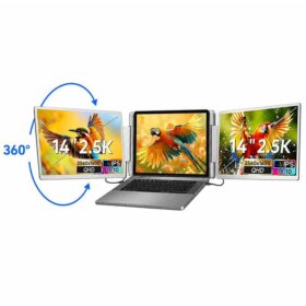 XPEND | XP-X2-14UPRO | FHD – מרחיב תצוגה ל-2 מסכים נוספים בגודל 14״