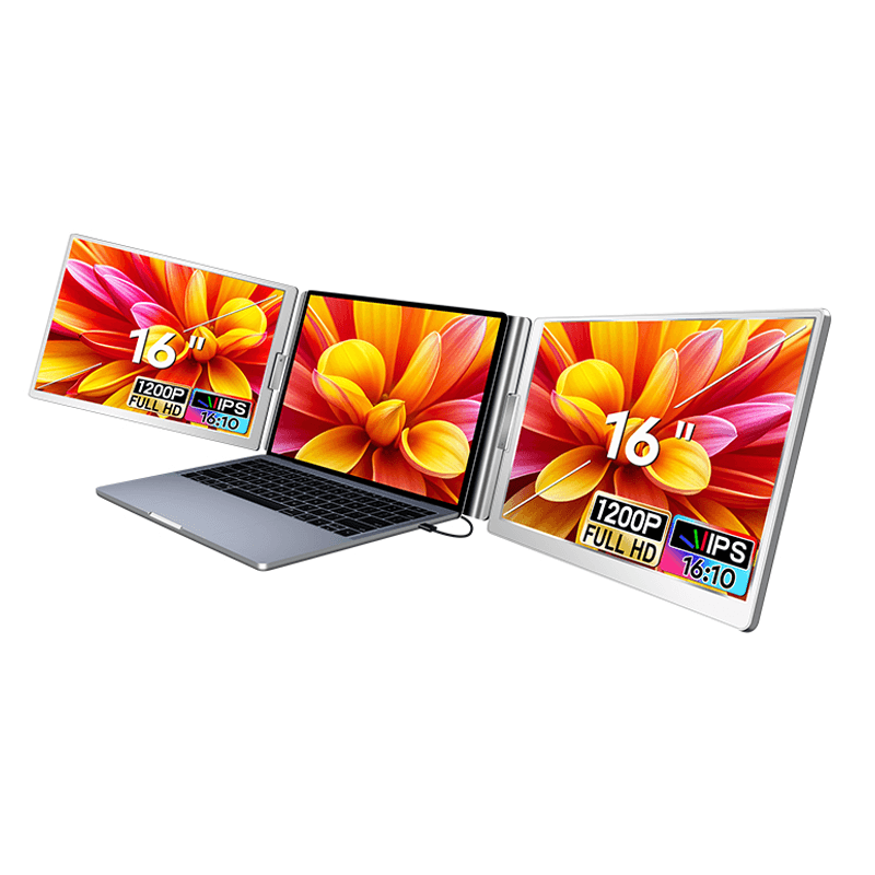 XPEND | XP-X2-16 | FHD – מרחיב תצוגה ל־2 מסכים נוספים בגודל 16"
