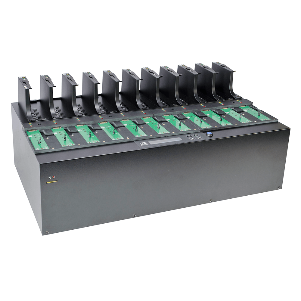 1-10 Auto-detect NVMe/SATA PCIe SSD Duplicator - PH1100 – תמונה 3