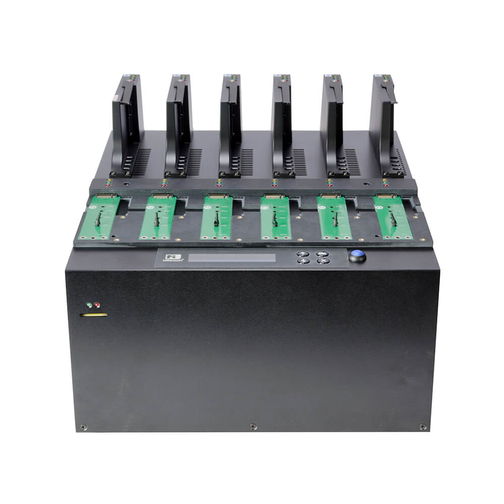 1-5 Auto-detect NVMe/SATA PCIe SSD Duplicator - PH600